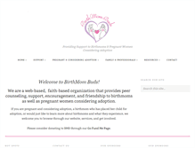 Tablet Screenshot of birthmombuds.com